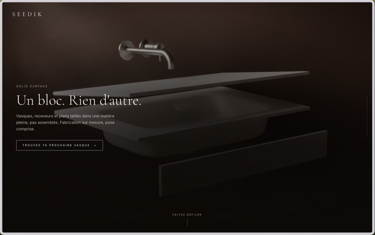 Corian Bathroom Elements Website